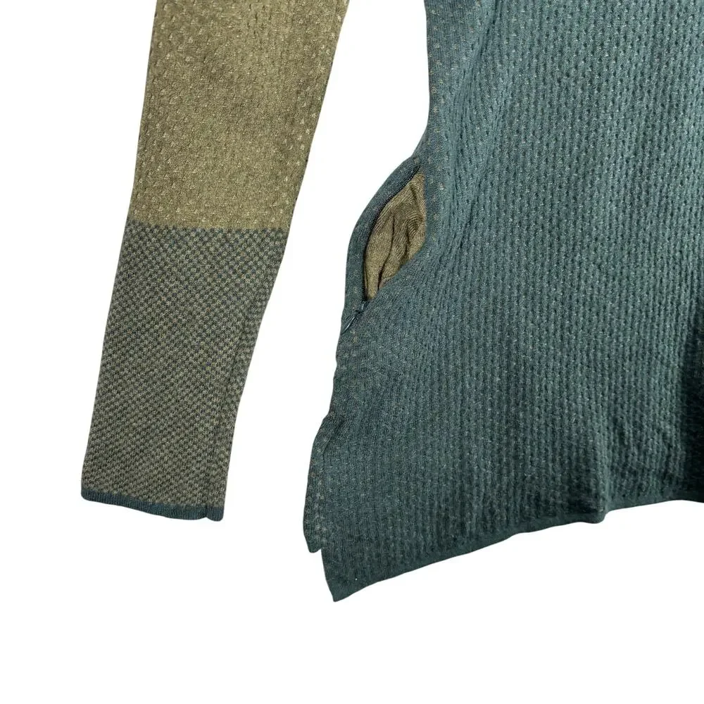 Krimson Klover Merino Wool Silk Hoodie Sweater M Gorpcore Après Ski Tunic